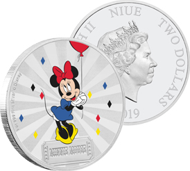 Mickey Mouse & Friends Carnival Minnie Mouse 1oz Silver Coin 