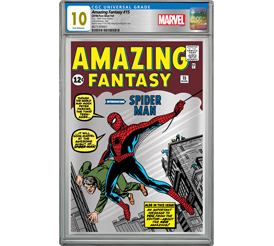 One-of-a-Kind Amazing Fantasy #15 Comic Panel Card Certified by CGC Trading  Cards